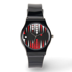 Backgammon-Spieler Armbanduhr