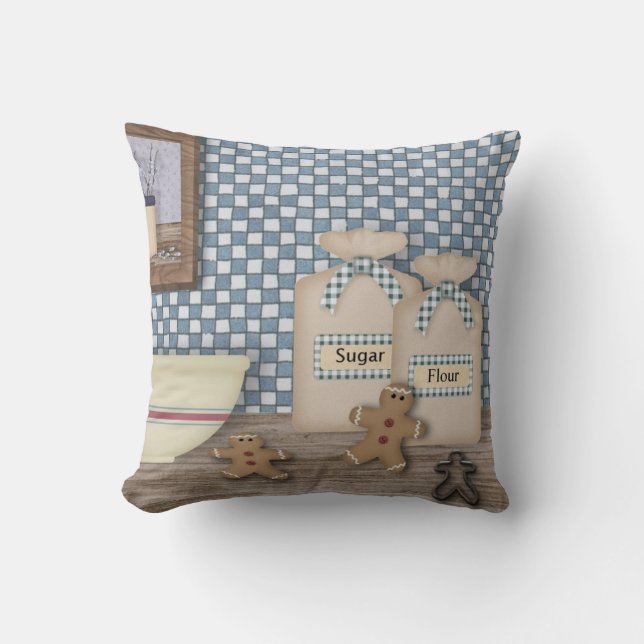 Backgingerbrot Kissen (Vorderseite)