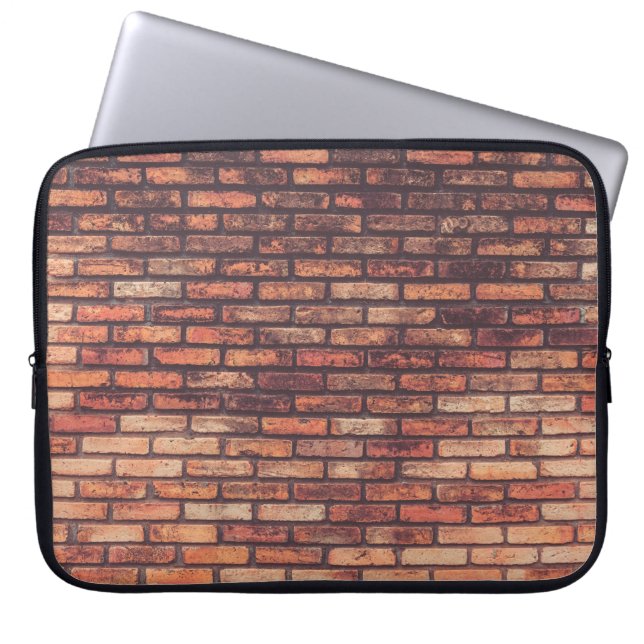 Background, alte Ziegelwand Laptopschutzhülle (Vorderseite)