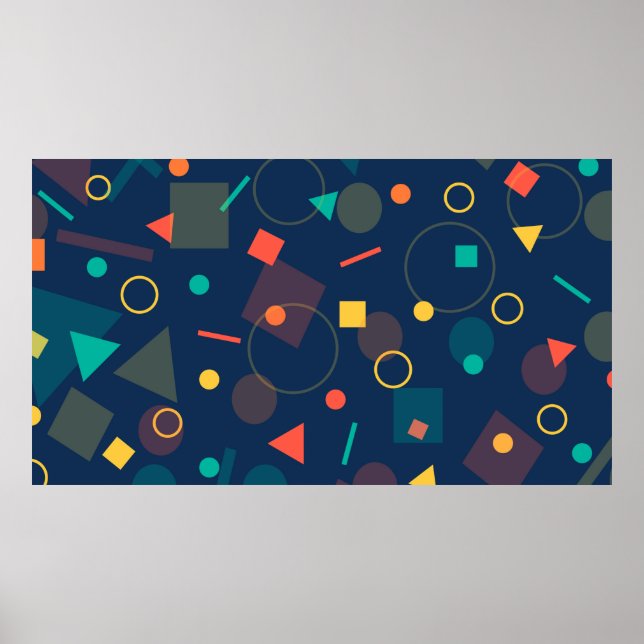Background backdrop geometric poster (Vorne)