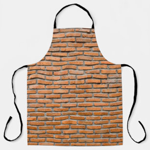 Background of old vintage brick wallaging, antique schürze