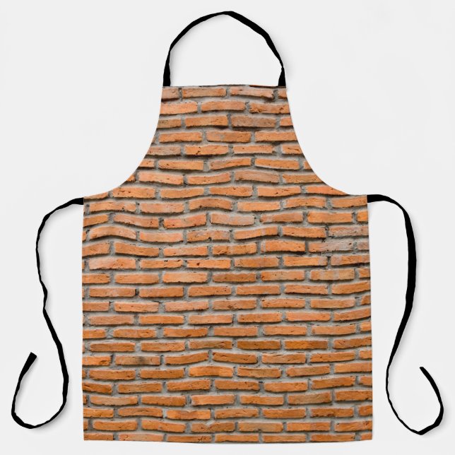 Background of old vintage brick wallaging, antique schürze (Vorderseite)