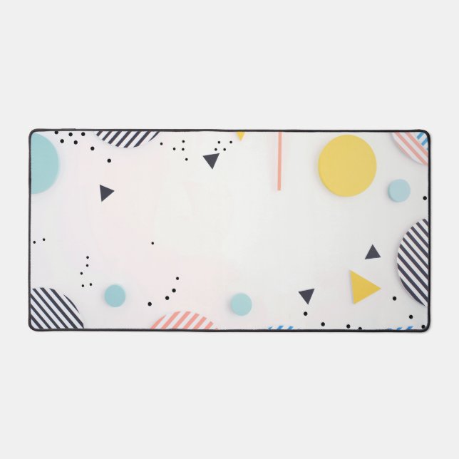 Background of stripes in circles with copy space schreibtischunterlage (Vorderseite)