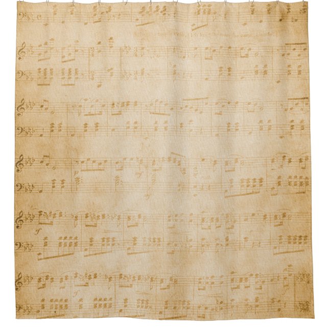 Background old vintage parchment duschvorhang (Vorderseite)