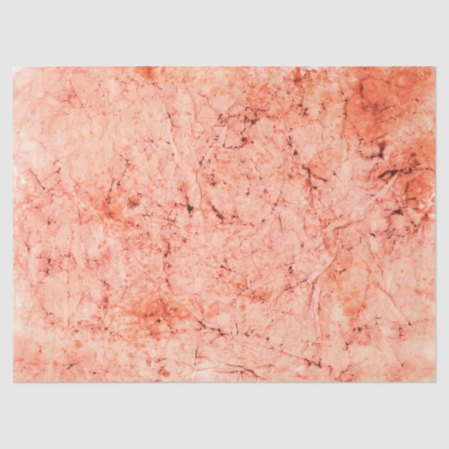 Background Tissue Paper Cracked Coral Decoupage Seidenpapier (Vorderseite)