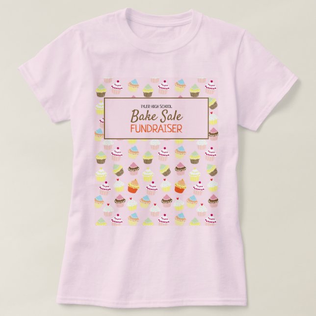 Background, Wohltätigkeit Bake Sale Event T-Shirt (Design vorne)