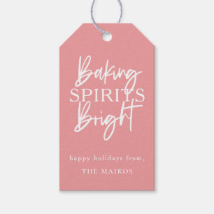 Backgummi Brillenrosa Weihnachten Geschenkanhänger