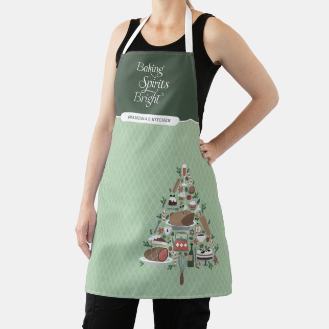 Backgummi Helle Personalisierte Weihnachten Schürze (InSitu)