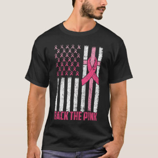 Backhe Pink Brustkrebs-Bewusstsein s Frauen Männer T-Shirt
