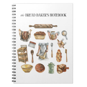 Backheber-Notebook, Rezept-Notebook Notizblock