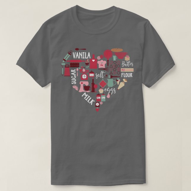Backherz Liebe T-Shirt (Design vorne)