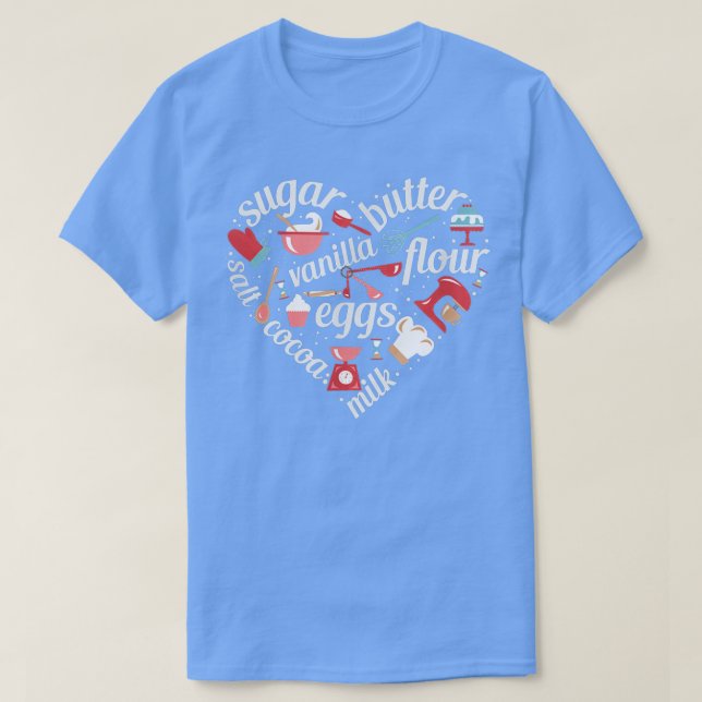 Backhilfsstoffe Harze Herz 385 T-Shirt (Design vorne)