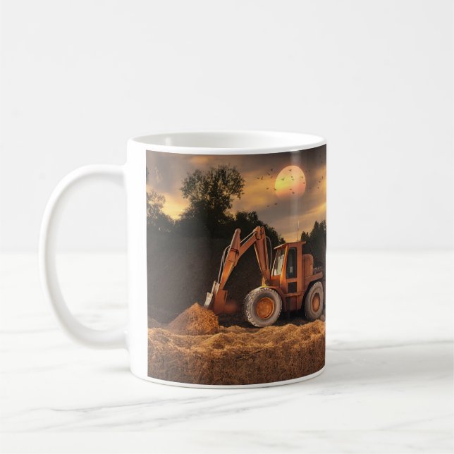 Backhoe Kaffeetasse (Links)