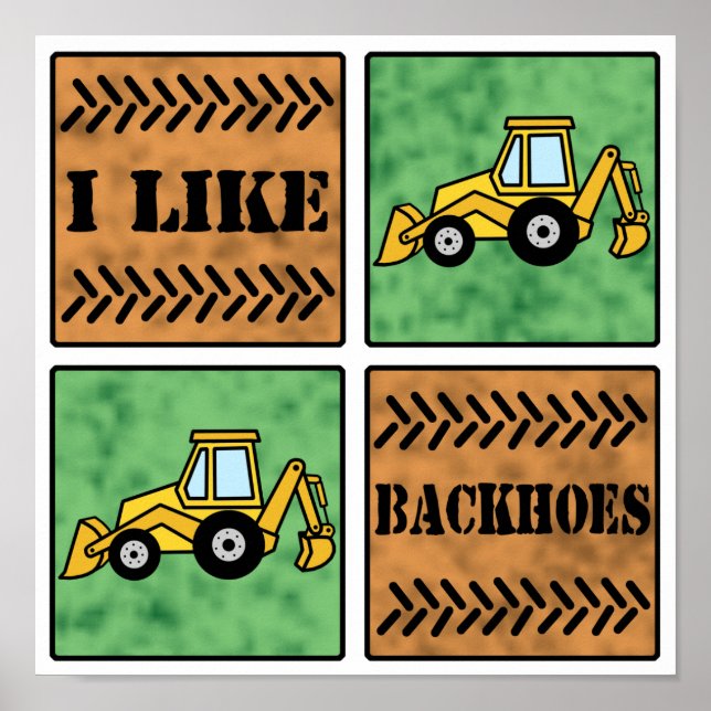 Backhoe Poster (Vorne)