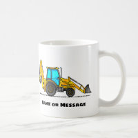Backhop-Tasse, Bagger-Tasse, Bauthema-Tasse