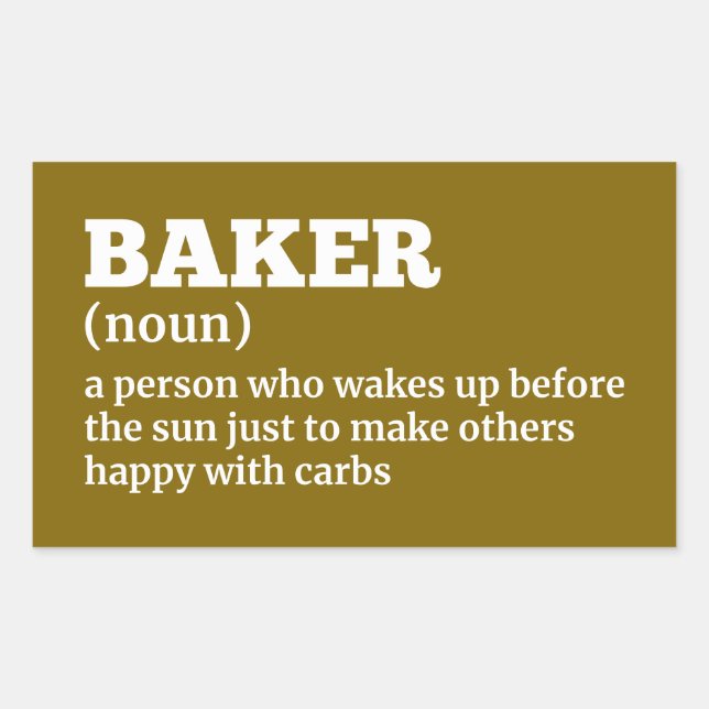 Backing Lover Funny Definition Aufkleber (Vorderseite)