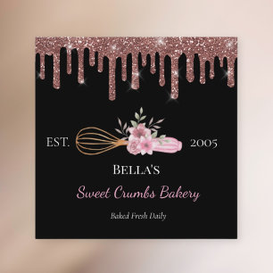 Backkarten-Whisk-Karte Quadratische Visitenkarte