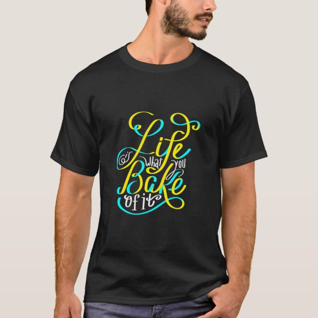 Backkuchen Baker Koch Kochen Mama Lady T-Shirt (Vorderseite)