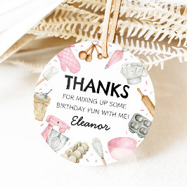 Backkuchen Dekorieren Mädchen Geburtstagskreis Geschenkanhänger