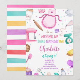 Backkuchen-Einladung Einladung