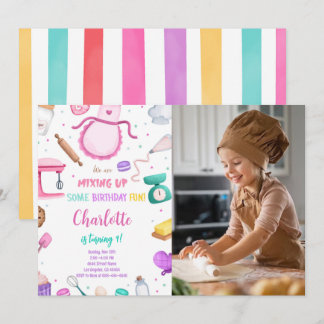 Backkuchen Foto Einladung