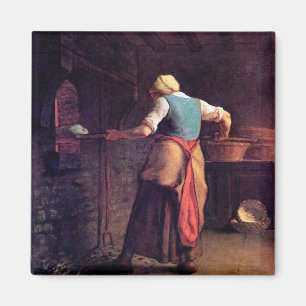 Backkuchen, Jean-Francois Millet Magnet