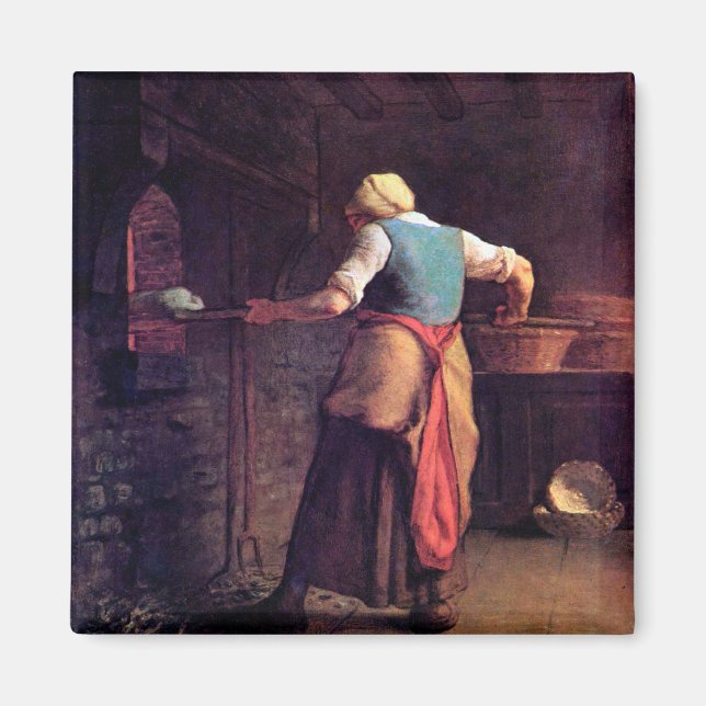 Backkuchen, Jean-Francois Millet Magnet (Vorne)