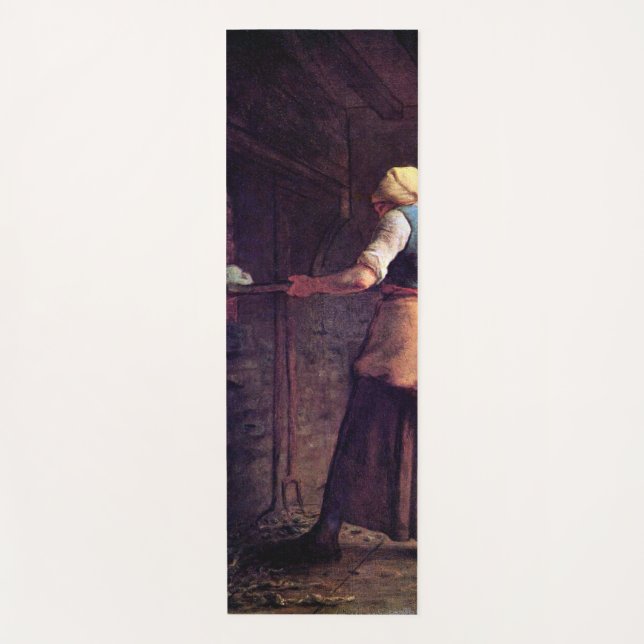 Backkuchen, Jean-Francois Millet Yogamatte (Vorderseite)