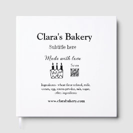 Backkuchen mit Zutaten aus Liebe q r Gästebuch