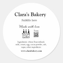 Backkuchen mit Zutaten aus Liebe q r