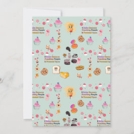 Backliebhaber Geschenk: Ich backe, weil die Leute Einladung