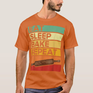 Backliebhaber Kuchen Bäcker essen Schlaf Backen Wi T-Shirt