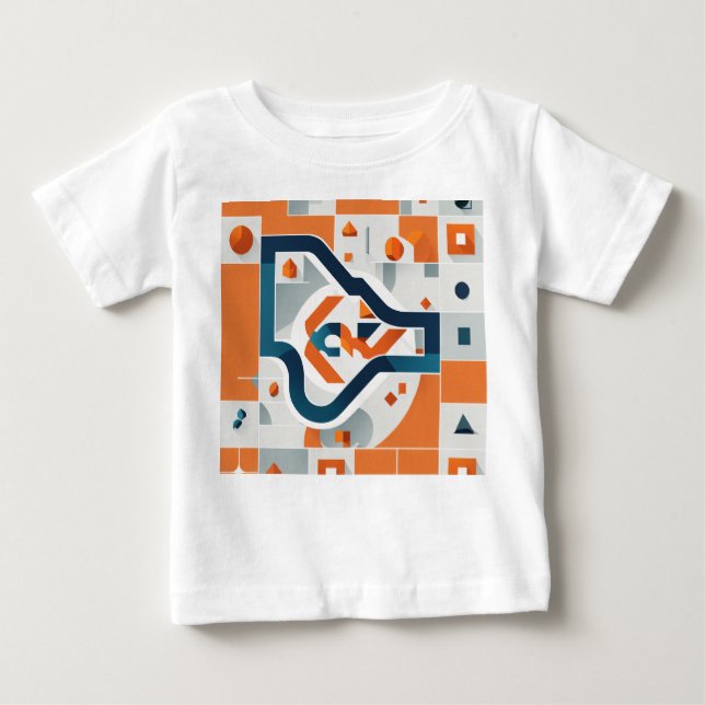 BackLogical: Elegantes geometrisches Logo für Soft Baby T-shirt (Vorderseite)