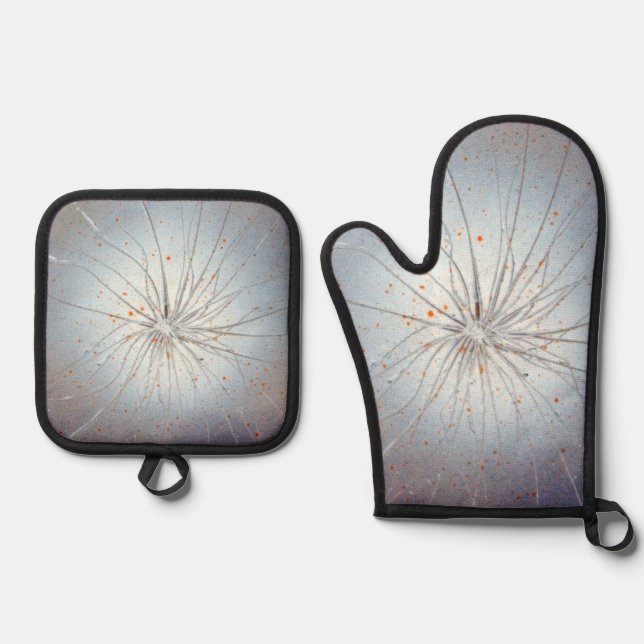 Backmagie Ofenhandschuh & Topflappen-Set (Vorderseite)