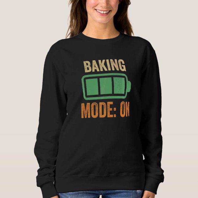 Backmodus auf Batterie Sweatshirt (Vorderseite)