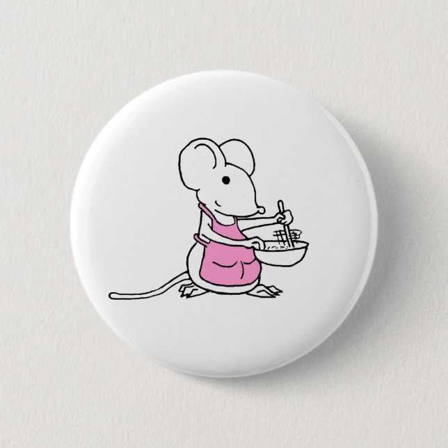 Backmouse rosa button (Vorderseite)
