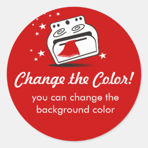 Backofen-Backofen Geschenksticker Runder Aufkleber