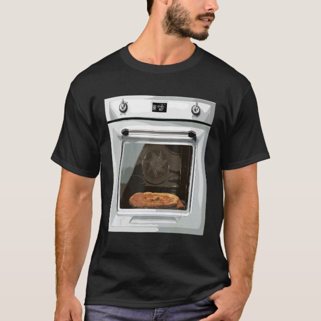 Backofen Kostüm Halloween Silvester Hot Furnac T-Shirt (Vorderseite)