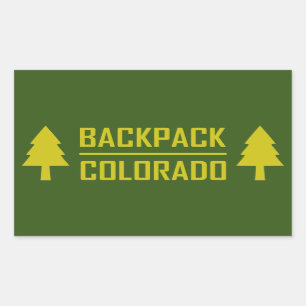 Backpack Colorado Rechteckiger Aufkleber