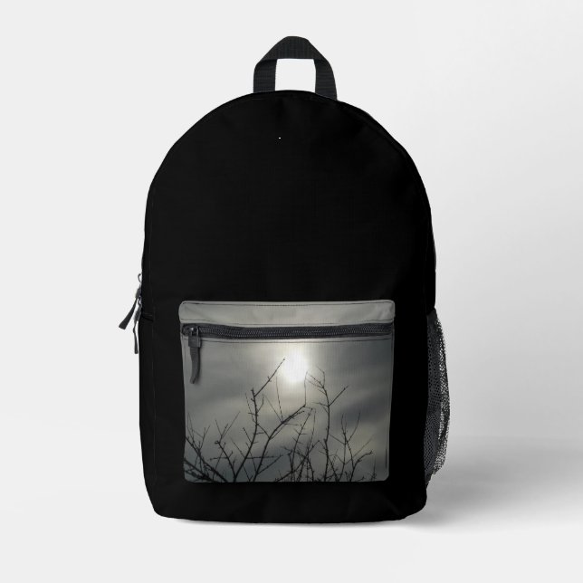 BACKPACK COOL ÖKO STYLE-DESIGN BEDRUCKTER RUCKSACK (Vorderseite)