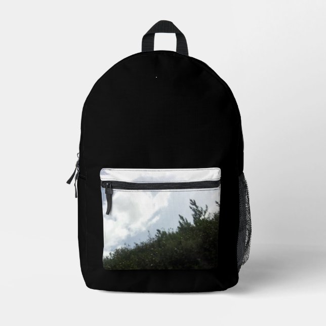 BACKPACK COOL ÖKO STYLE-DESIGN BEDRUCKTER RUCKSACK (Vorderseite)