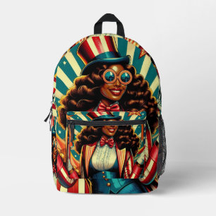 Backpack für American Pop Art Designer Bedruckter Rucksack