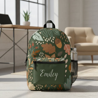 Backpack für personalisierte Herbstleaves - Indivi Bedruckter Rucksack