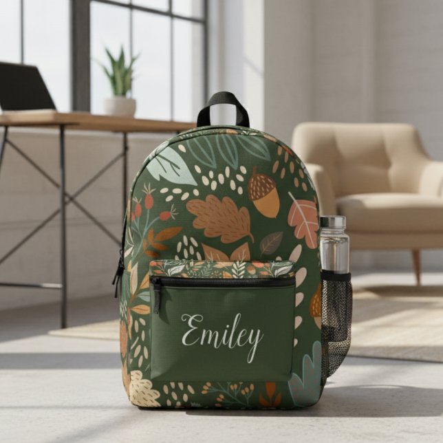Backpack für personalisierte Herbstleaves - Indivi Bedruckter Rucksack (Von Creator hochgeladen)