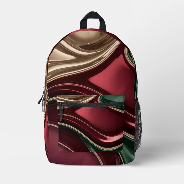 Backpack in stylish abstract graphic bedruckter rucksack (Vorderseite)