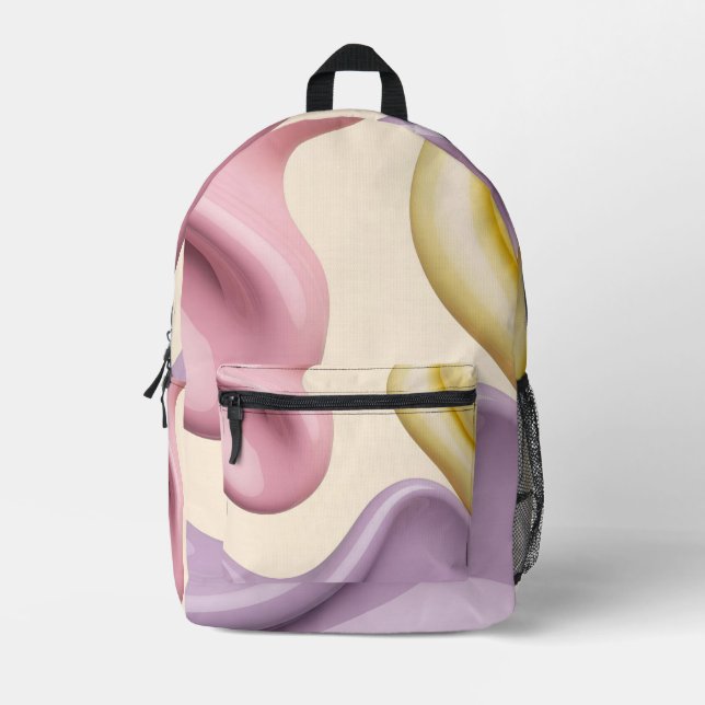 Backpack in stylish graphic bedruckter rucksack (Vorderseite)