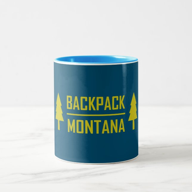 Backpack Montana Zweifarbige Tasse (Mittel)