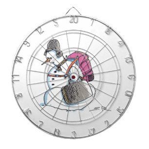 Backpack Snowman Dartboard Dartscheibe