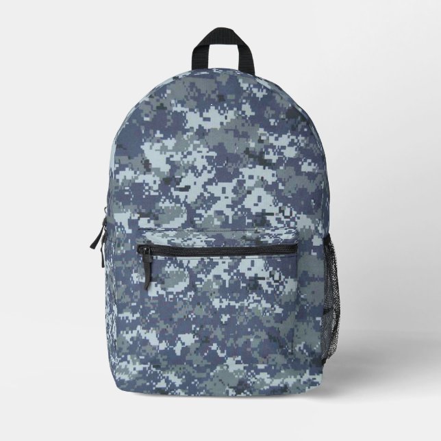 Backpack with NWU Type 1 Camouflage Bedruckter Rucksack (Vorderseite)