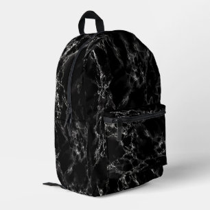 Backpack zum Design von schwarzem Marmor Bedruckter Rucksack